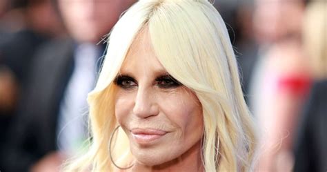 what did donatella versace look like|donatella versace influence on fashion.